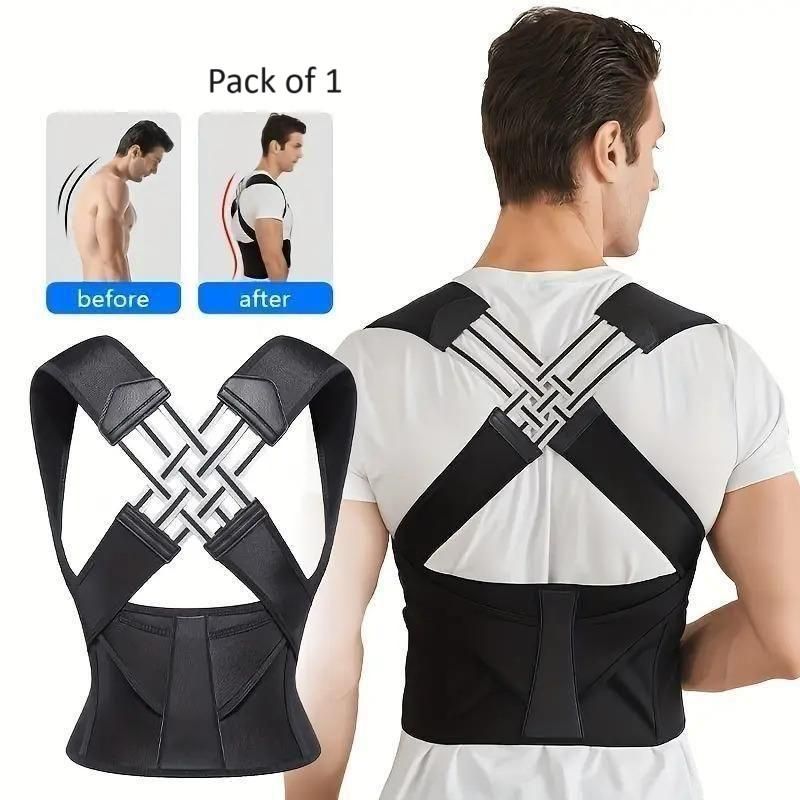 Adjustable Back Posture Corrector – Pain Relief & Slouch Fix Belt